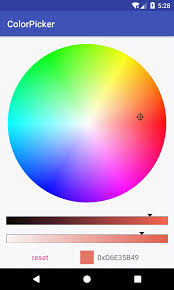To better visualize even more, look at the example below showing a full color range for a single hue: Color Picker Hue Wheel Page 1 Line 17qq Com