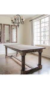 custom farmhouse table or desk with the option of a bench set all made to order can be any size salle a manger rustique mobilier de salon salle a manger bois