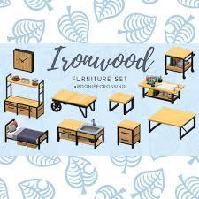This rustic log bench with ample uses Ironwood Chair Animal Crossing New Horizons Off 58