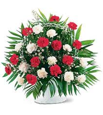 134 s fair oaks ave: Hope And Honor Basket Grandview Flowers Send Your Heart With Sense Of Blooms Diwali Flowers White Carnations White Carnation Bouquet