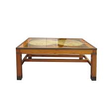 Coffee beans, wood and epoxy can be a beautiful combination. Antique World Map Coffee Table Les Trois Garcons