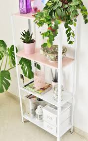 15 Simple And Cool Ikea Hyllis Shelves Hacks Simple Cool Ikea Hyllis Shelves Hacks A Cute Hyllis Hack With White And P Pink Shelves Ikea Hack Ikea Diy