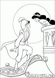 Check spelling or type a new query. Coloring Page Aladdin On The Carpet