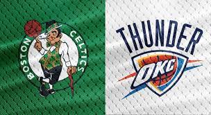 The celtics shot 31.8 percent from the floor and missed all 11 of their threes in the first half. Celtics Clapped The Thunder