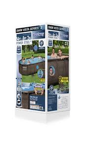 Coleman power steel swim vista series ii 18' x 48 frame swimming pool set with pump, ladder and cover $159 wow ($388 walmart). Bestway Power Steel Swim Vista Series 14 X 8 2 X 39 5 Oval Frame Above Ground Swimming Pool With Pump Ladder And Cover Walmart Com Walmart Com