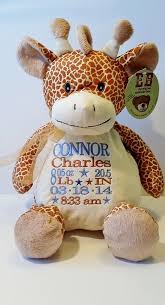 Birth Announcement Stuffed Animals Personalized Baby Gift Giraffe Newborn Gift Birth Announcement Stuffed Animal Personalized Stuffed Animal Personalized Giraffe Giraffe Stuffed Animal Baby Boy Gifts Personalized Baby Gifts