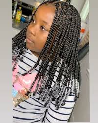 Kadijah On Instagram Kids Triangle Parts Knotlessbraids Kidsbraids Kidsknotlessb In 2020 Kid Braid Styles Kids Hairstyles Girls African Girls Hairstyles