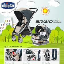 Chicco Bravo Travel System Is The Smartest Quick Fold Stroller Compact Travel System In It S Cl Chicco Bravo Travel System Chicco Travel System Travel System