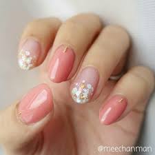 パステルホロのシンプルアレンジ ピンクのかわいいネイル ネイル シンプル ピンク 夏ネイル ピンク