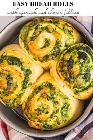 Homemade Savory Bread Rolls Spinach And Cheese Stuffed Bread Rolls Caramel Tinted Life Recipe Instant Pot Dinner Recipes Pot Recipes Spinach And Cheese