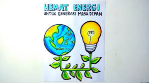 Yang mana telah kita ketahui bahwa bangsa kita merupakan bangsa yang kaya. Poster Hemat Listrik Yang Mudah Digambar Lukisan