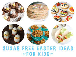 The crisp topping is made with oats and almond. Sugar Free Easter Recipes