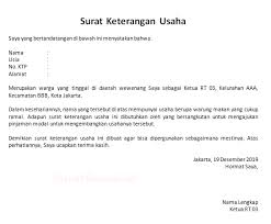 10 Contoh Surat Keterangan Usaha Dari Rt Rw Dan Kelurahan Suratresmi Id