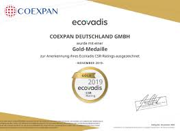 Gold assessment solution for early … перевести эту страницу. Coexpan Deutschland Is Awarded A Gold Rating In The Ecovadis Assessment Coexpan
