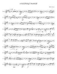 This section has been divided up into different sections. Everything I Wanted Flute Sheet Music For Flute Solo Musescore Com