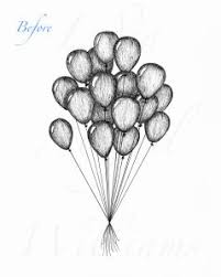 How To Draw A Bouquet Of Balloons Google Search Cizim Fikirleri Cizimler Cizim