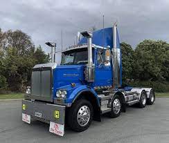 Western-star 4800 Twin-steer Prime-mover Nz White Truck Trucks Road Train