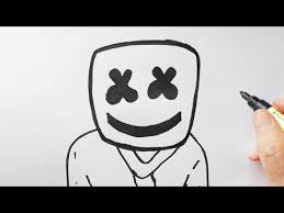 Dibujos simples dibujos para dibujar a lapiz faciles y bonitos. Como Dibujar Marshmello Dibujos Faciles Y Lindos Youtube