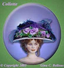 Colette Hat Final Psd Fil 4x4 72 Http Www Ginabellousdolls Com Victorian Hat Tutorial Victorian Hats Hat Tutorial Doll Hat
