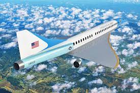 Exosonic supersonic air force one concept art. Boom Enters The Race For The Supersonic Air Force One Air Data News Airway