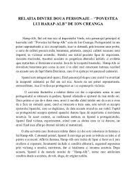 Relatia dintre doua personaje in basm. Doc Relatia Dintre Doua Personaje Povestea Lui Harap Alb De Ion Creanga Elena Grigorescu Academia Edu