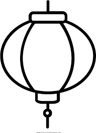 Chinese Lantern Coloring Page Chinese Lantern To Colour Clipart Full Size Clipart 4039782 Pinclipart