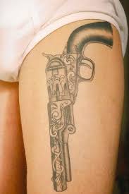 We're the first tattoo shop in texas to be a member of the better business bureau! 33 Great Gun Tattoos With Meanings And Celebrities Body Art Guru