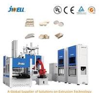 Máquina de moldeo por pulpa de papel de fibra de caña de azúcar Jwell  Inteligent Robot para vajilla de termoformado, caja de comida rápida,  bandeja, plato, tazón, caja, tazón, tapa de taza