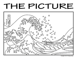 Maybe you would like to learn more about one of these? The Great Wave By Hokusai Collaborative Activity Coloring Pages By Mary Straw