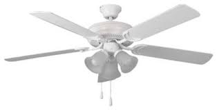At hunter, we believe that fans should do more than circulate air. Bala 52 Dual Mount Ceiling Fan With 3 Light Kit White Traditional Ceiling Fans By Gb Industrial Direct Houzz