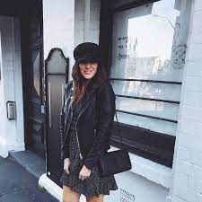 Chloezara Wears Our Spot Frill Dress And Leather Jacket Seedheritage Seedheritagenz Seed Instagram Seed Heritage Frill Dress Girly Dresses