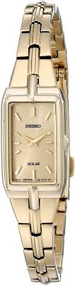 The item may have some signs of cosmeti Amazon Com Seiko Women S Sup276 Analog Display Analog Quartz Gold Watch Clothing Shoes Jewelry