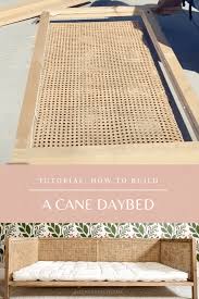 Pivoting the bed to open up the space was step #1. Diy Cane Daybed Cb2 Dupe Honey Built Home