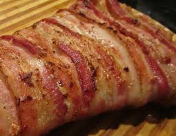 Maybe you would like to learn more about one of these? Bacon Wrapped Salmon On Avocado Red Onion Salad Tamara Leigh The Kitchen Novelist