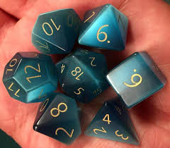 Engraved Cat S Eye Aquamarine Gemstone Polyhedral Dice Set Hand Carved With Quality Full Sized 16mm Great For Dnd Rpg Dungeons And Dragons Cats Eye Aquamarine Dungeons And Dragons Dungeons And Dragons Dice