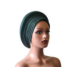 Handmade African Turban Gele Headwrap, Auto Gele, One Size Fits Most Heads,  Colorful Head Tie for Women