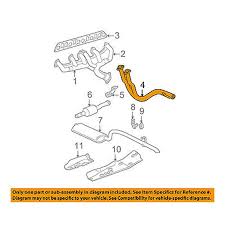 Jeep Chrysler Oem 02 03 Grand Cherokee 4 0l Exhaust System Front Pipe 52080356ac Walmart Com