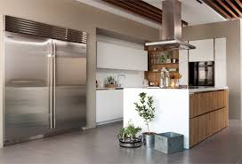 Our showroom 30 inch subzero refrigerator jandldesigns kitchen classic off white kitchen with glazing sub zero stainless fridge Sub Zero Wolf Xtra Furniture