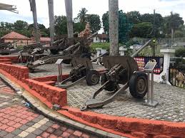 It is located next to an army base at port dickson, which has long been a military town as well as being a leading beach resort. Army Museum