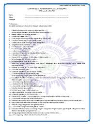 Soal latihan uts pjok kelas 3 semester 1 terbaru sumber : Latihan Soal Pai Kelas 8 Pdf