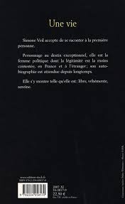 Nous étions juifs, et tu le verras plus tard, cela a eu de grandes conséquences dans ma vie. Une Vie Simone Veil Stock Grand Format Place Des Libraires