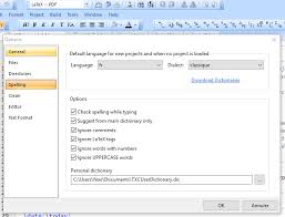 Texniccenter Spelling Tex Latex Stack Exchange