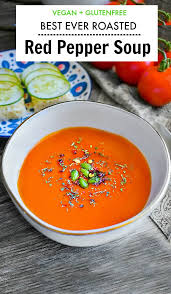 Take the tops off the carrots (if they have tops) and give them a good scrub. Roasted Red Pepper Soup With Tomato Carrot V Gf