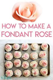 Make these icing roses in a variety of colors and they will look like they were picked straight from the garden! Easy Fondant Rose Tutorial Tikkido Com