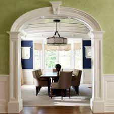 The mediterranean living room has a different arch design. Arch Dining Room Ideas Photos Houzz