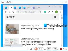 Screentogif Software In 2020 Screen Recorder Pc Repair Records