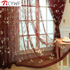 February 14, 2018 living room curtain. Embroidered Tulle Curtains Window Curtain Living Room Lily Flower Girl Room Blue Red Curtain For Bedroom Buy At The Price Of 3 85 In Aliexpress Com Imall Com