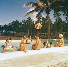 Access to the water is rocky and can be slippy in a lot of places so take beach shoes. Cinespia On Twitter Pool Party Nudist Swimming Pool By Bunny Yeager 1962