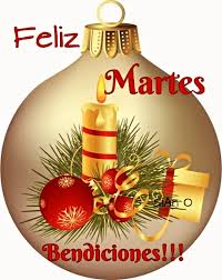 Felíz y Bendecido Martes en Navidad, que Esté Hermoso Día Soleado Iluminado  cón la Bendición de Dios, Venga Cargado de Buenas Noticias Para Todos,  Amen....