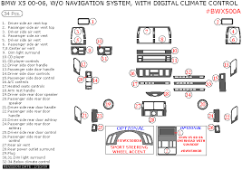At andy's auto sport, you can find bmw x5 dash at a great price. Bmw X5 2000 2006 Interior Dash Kit Without Navigation System With Digital Climate Control 34 Pcs